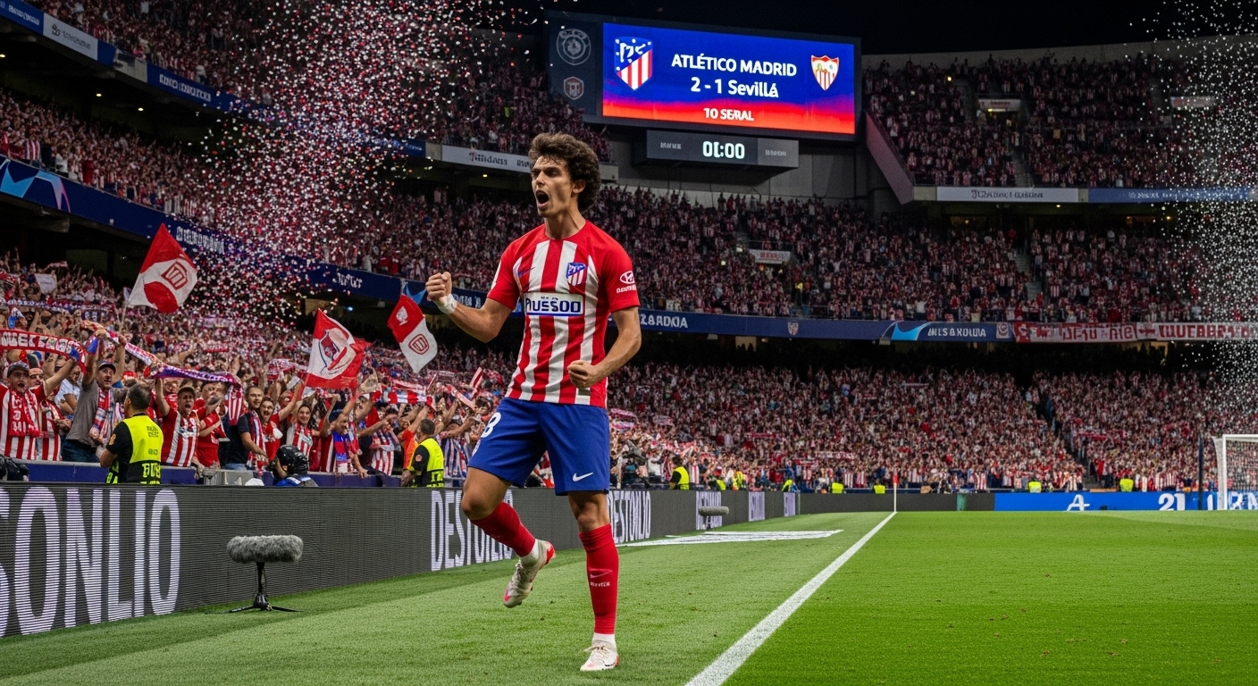 Joao Felix Jadi Pahlawan, Atletico Madrid Amankan Tiga Poin Krusial dari Sevilla