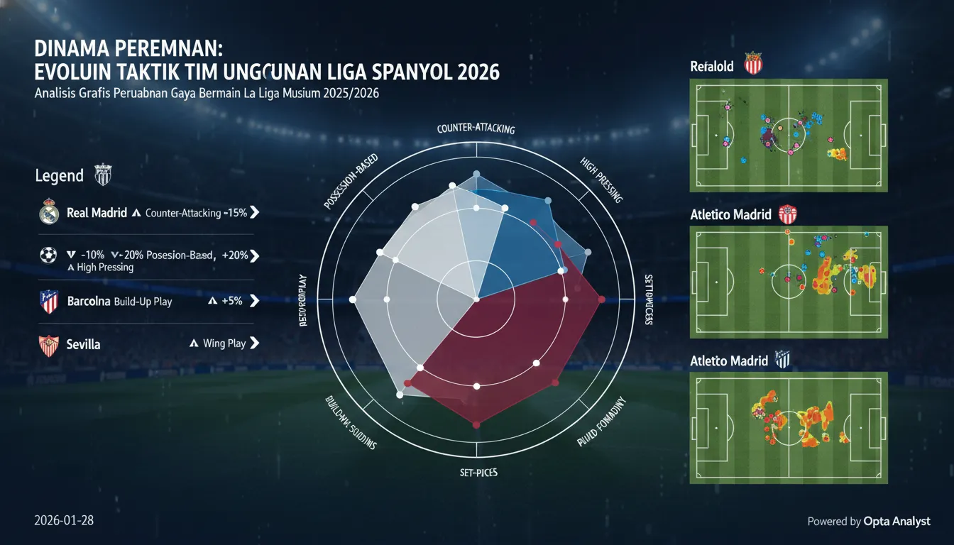 Dinamika Permainan: Evolusi Taktik Tim Unggulan Liga Spanyol 2026