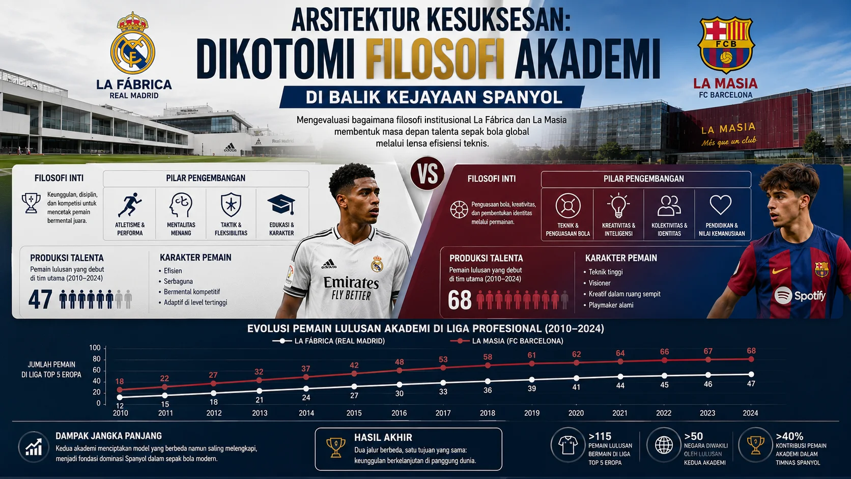 Arsitektur Kesuksesan: Dikotomi Filosofi Akademi di Balik Kejayaan Spanyol